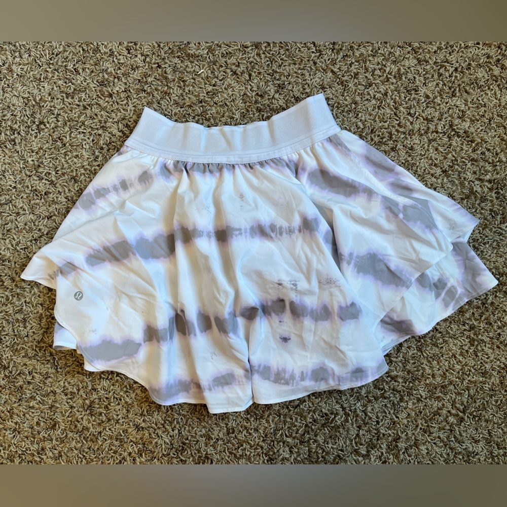 Lululemon Court Rival High-Rise Skirt Transverse Lilac Multi Size 4